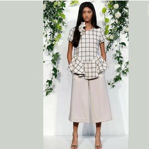 Runway KAELEN Crop Cream Pink Palazzo Pants 6